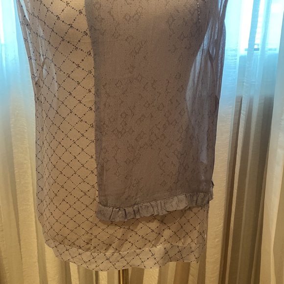 Bruuns Bazaar beautiful gray top with unique combination, size S - Picture 2 of 12